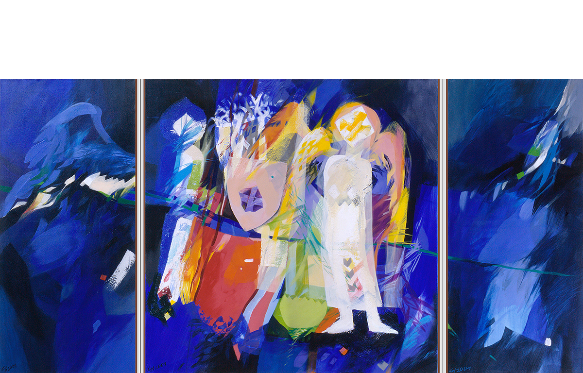 Das Bekenntnis_Triptychon_2001_Acryl auf LW_130x250 cm_1200x605
